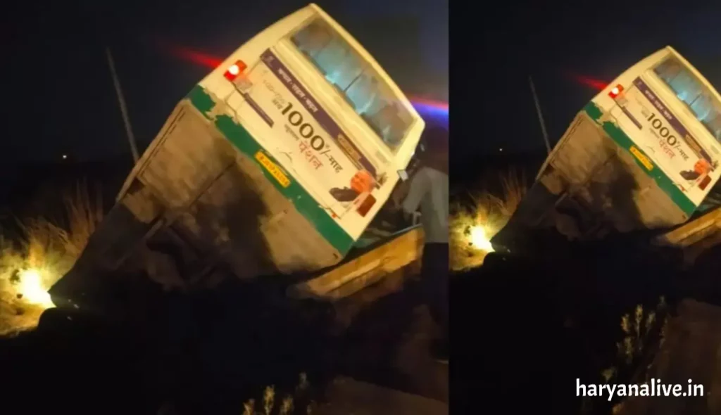 Bus accident on Delhi Jaipur highway